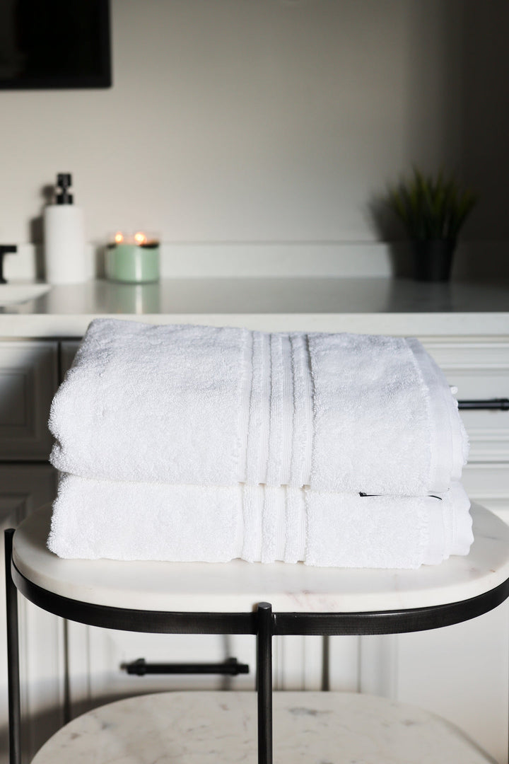 white towel
